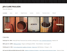 Tablet Screenshot of jenclarepaulson.com